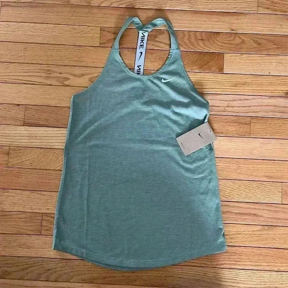 Nike Women's XS Gray Dri-FIT Racerback Tank Top Casual Summer Wear - Picture 2 of 7